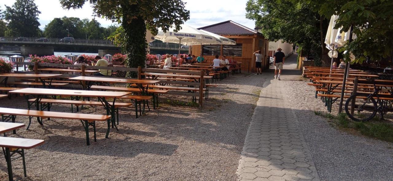 Grosses Zimmer Bad Küche Wohnzimmer Terasse Garten zentral ruhig Landsberg am Lech Exterior foto